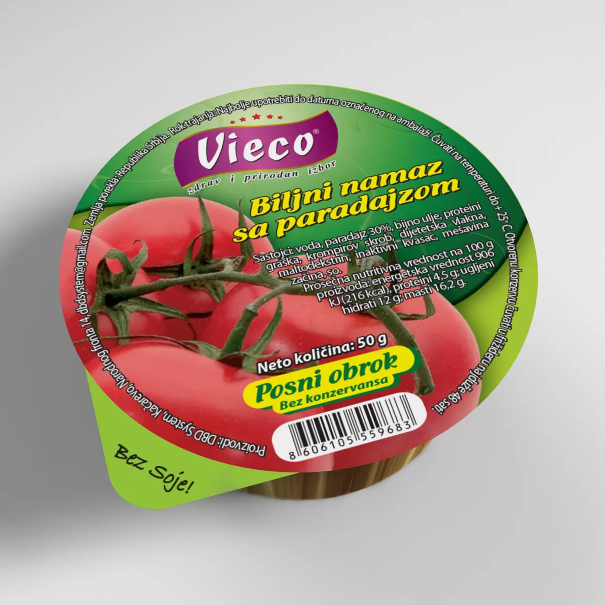 Biljni namaz sa paradajzom - 50g 