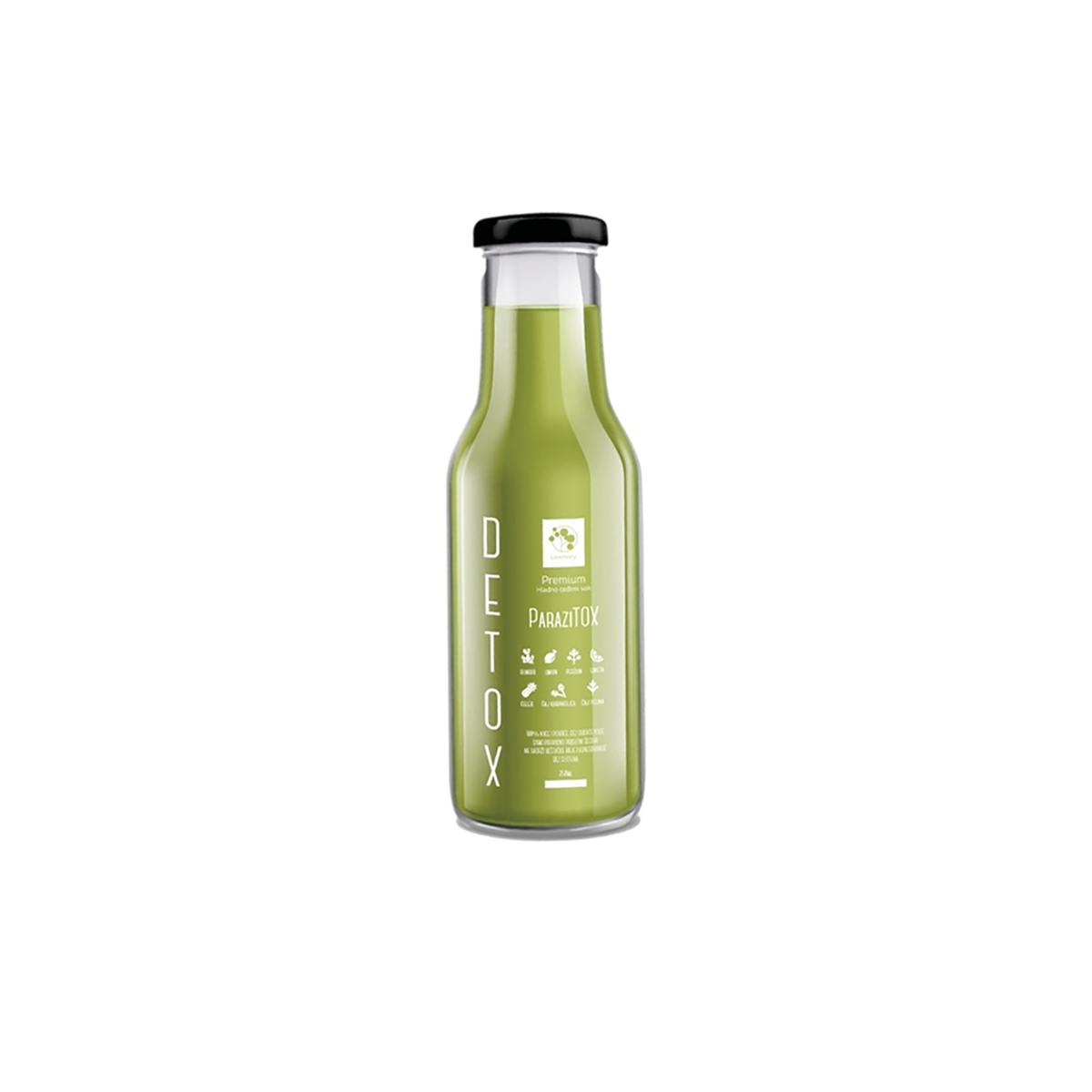 Detox ParaziTox, premium hladno ceđeni sok 750 ml 