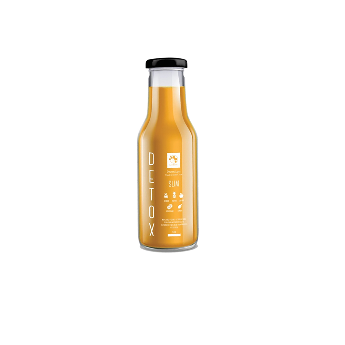 Detox Slim, premium hladno ceđeni sok 750 ml 