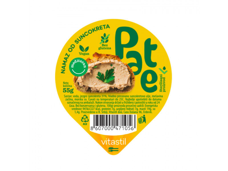 Mediteraneska posna pašteta