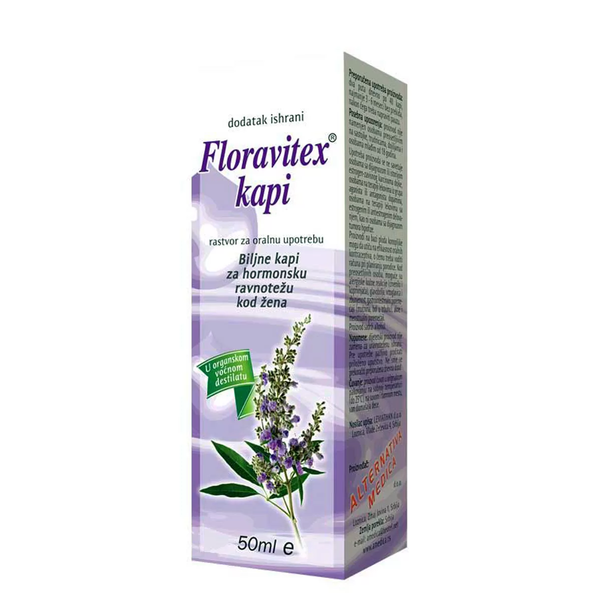 Organske Floraviteks kapi, 50 ml 