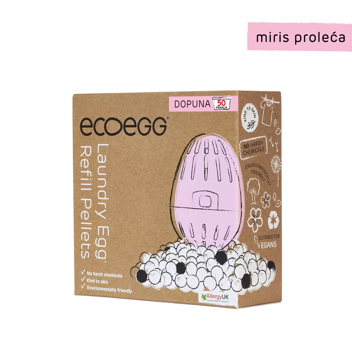 Eco Egg dopuna miris svežine, 50 pranja 