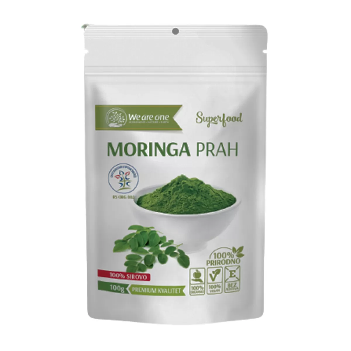 Organska moringa u prahu, 100g 