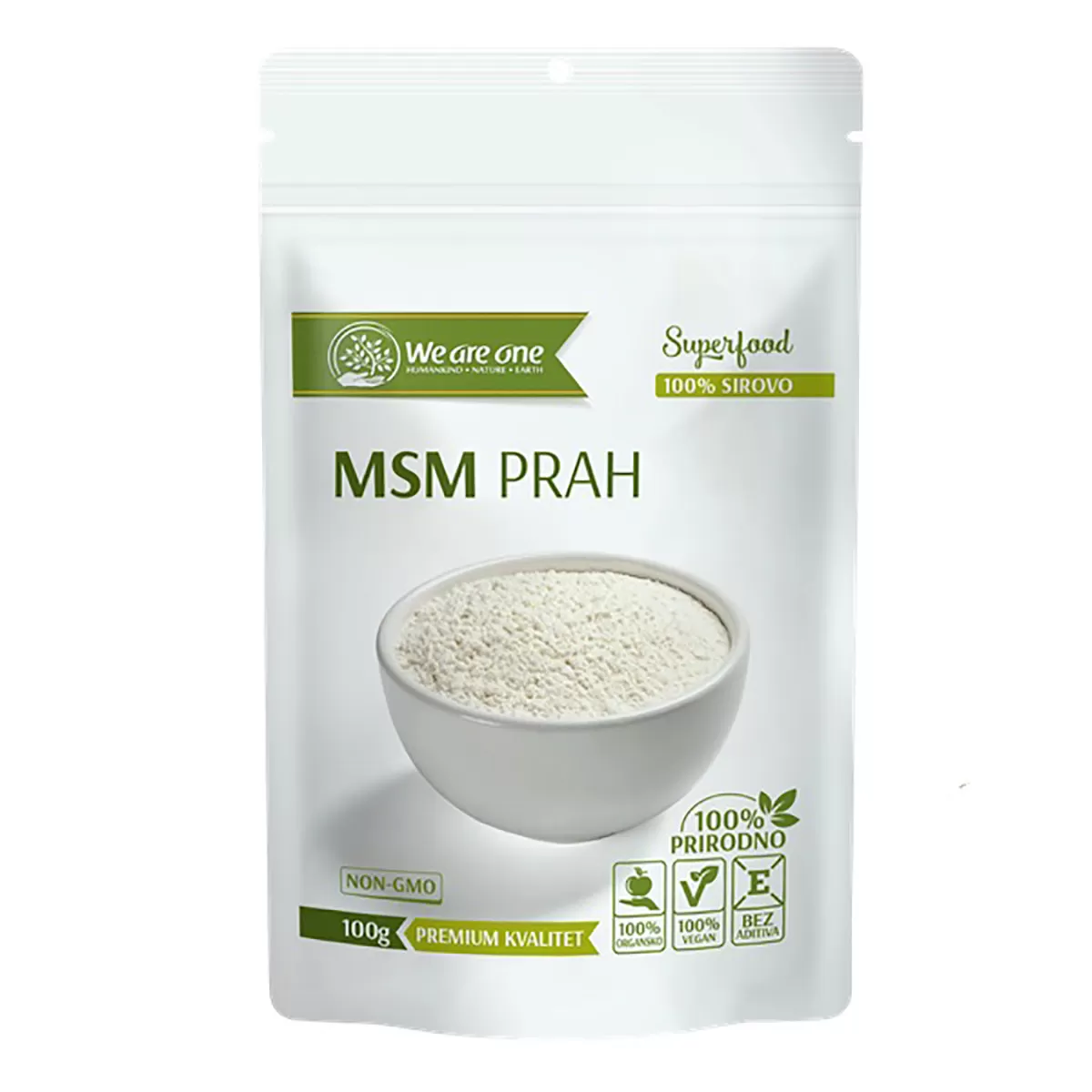 MSM prah, 100g 