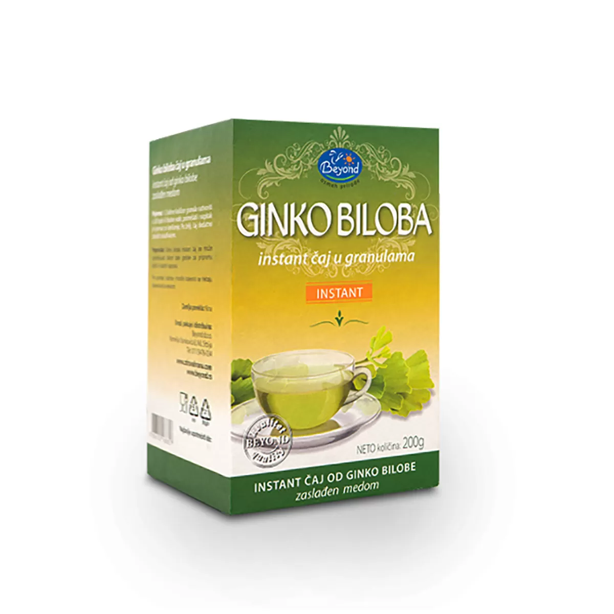 Instant čaj u granulama, Ginko biloba 200g 