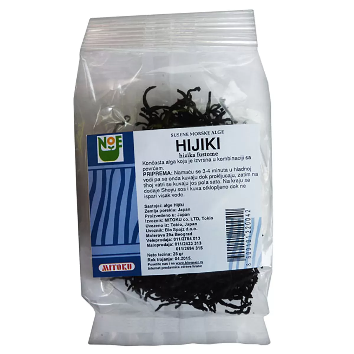 Hijiki alge, 25g 