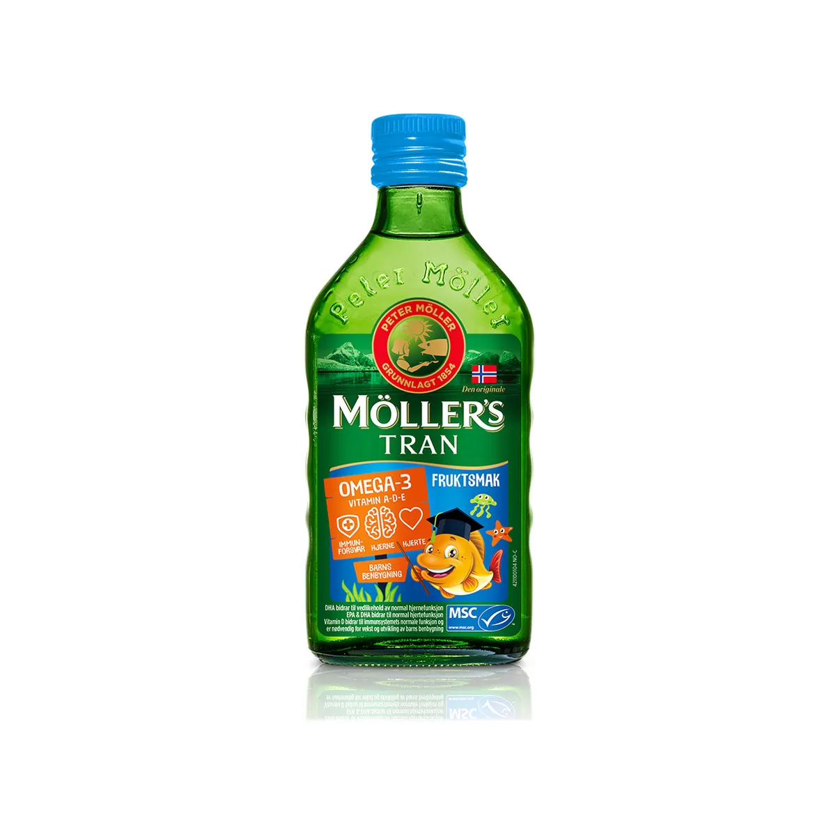 Mollers omega 3 jabuka, 250 ml 