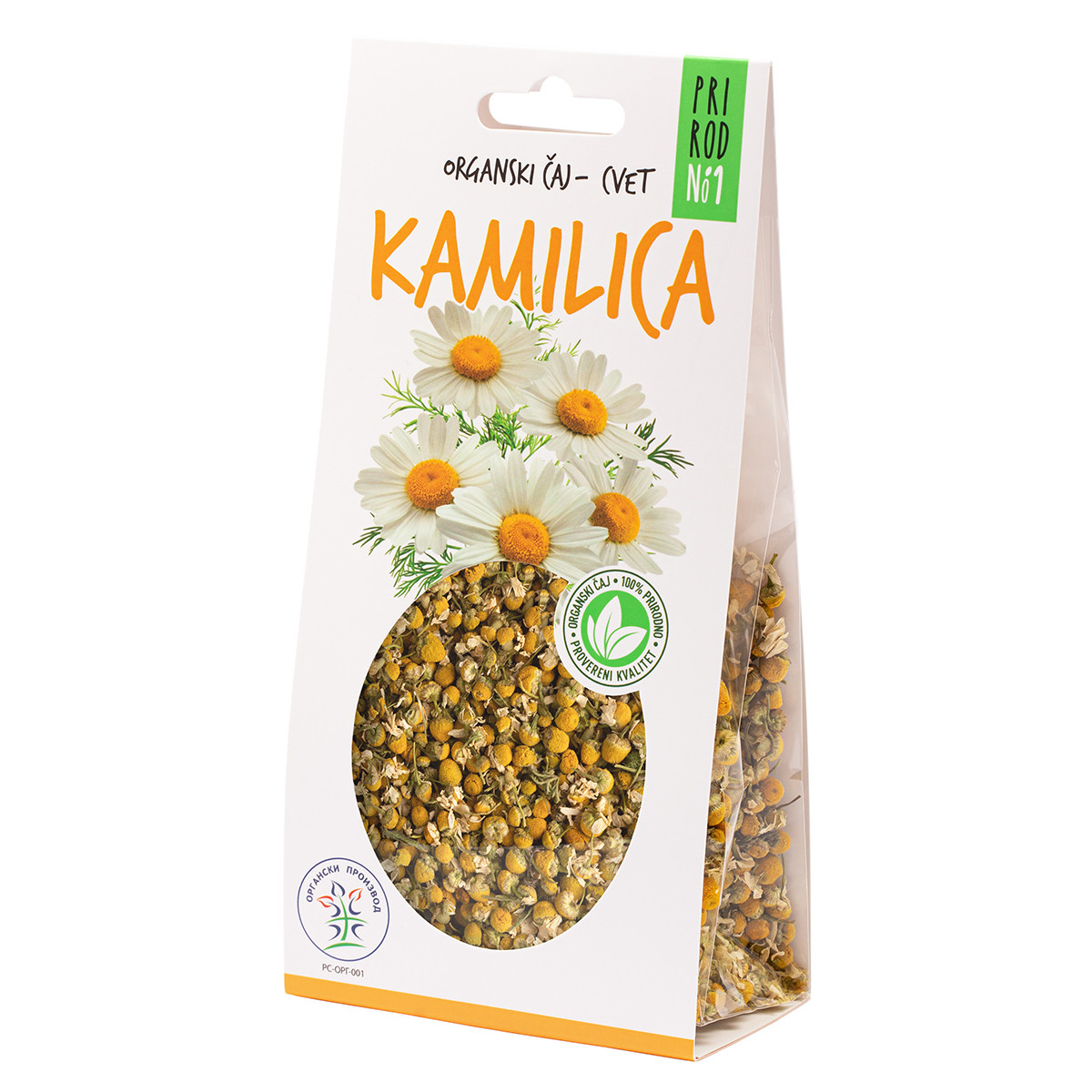Organski čaj cvet KAMILICA 