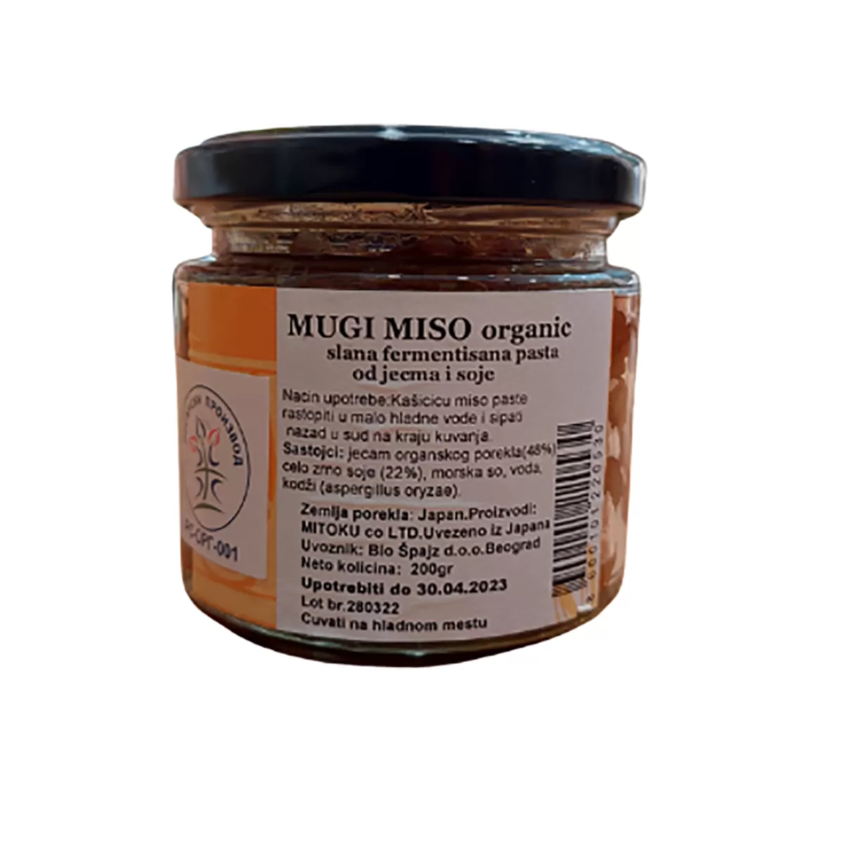 Mugi misso organik, 250g 