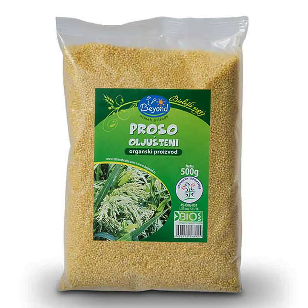 Beyond organsko proso 500g 