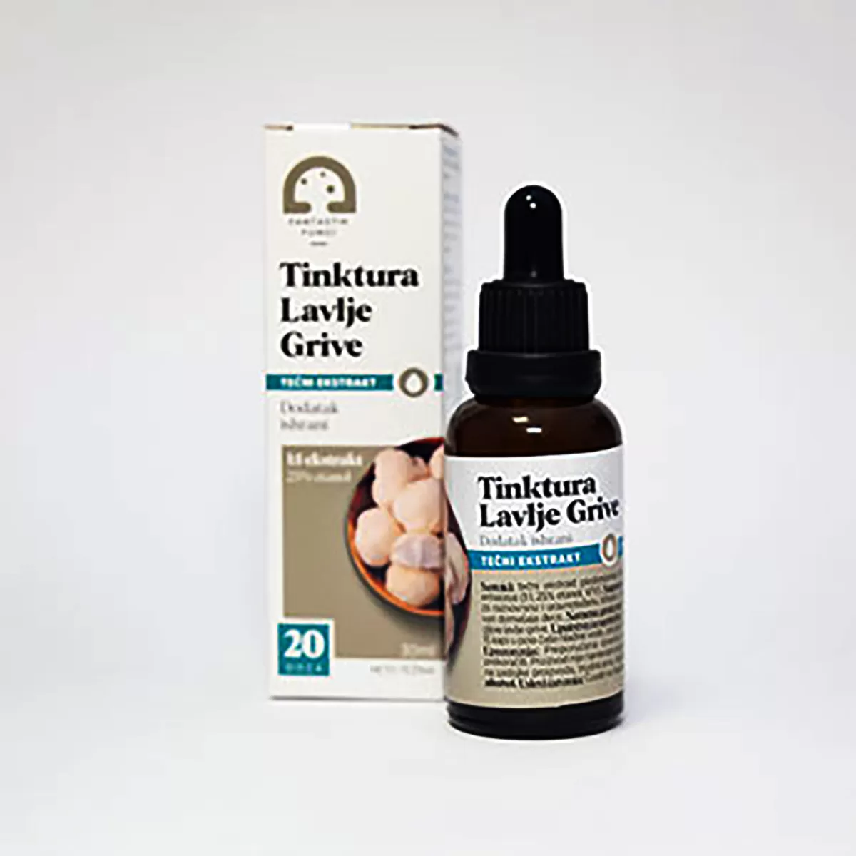 Tinktura lavlje grive pečurke fantastik 30 ml 