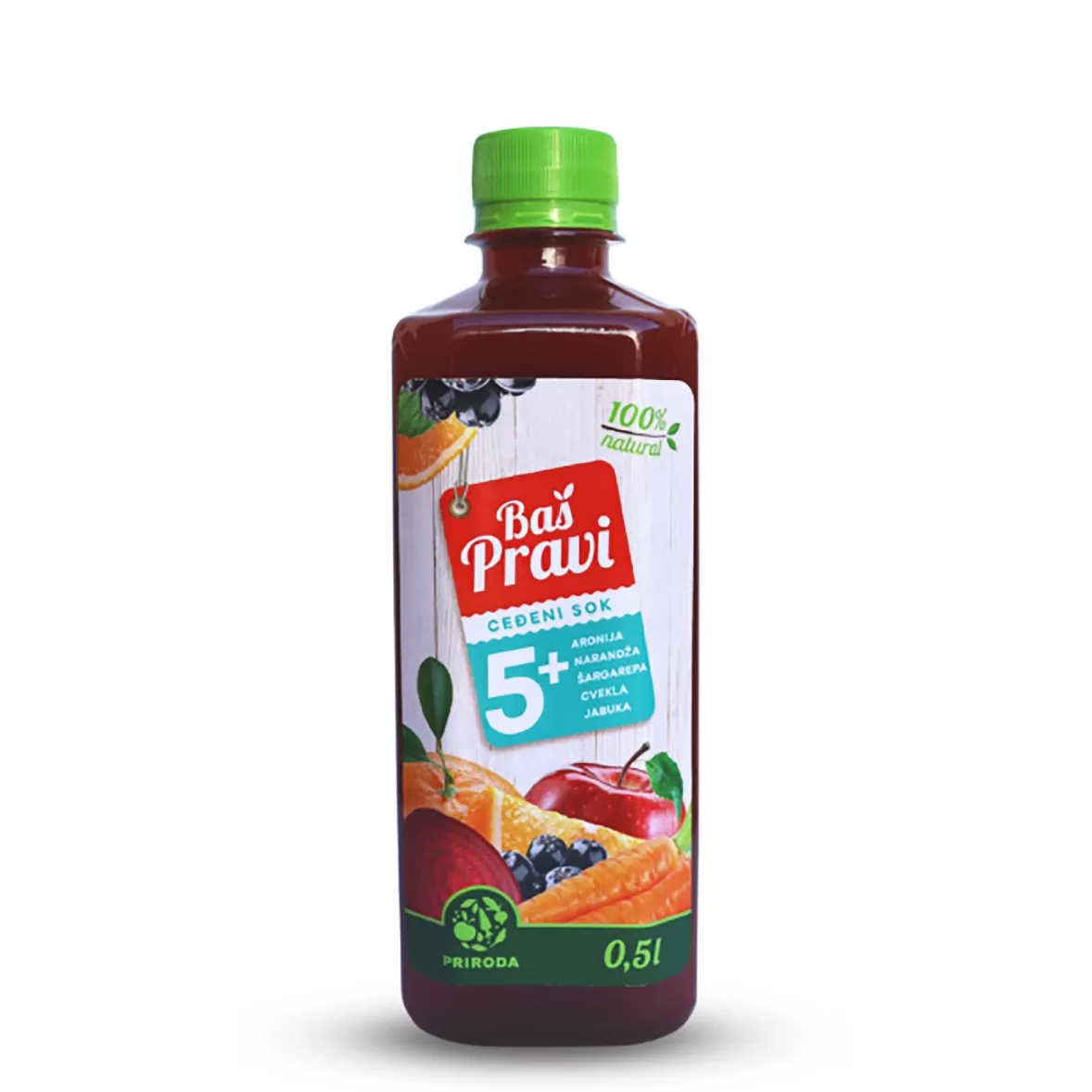 Baš pravi ceđeni multivitamin 5+ 