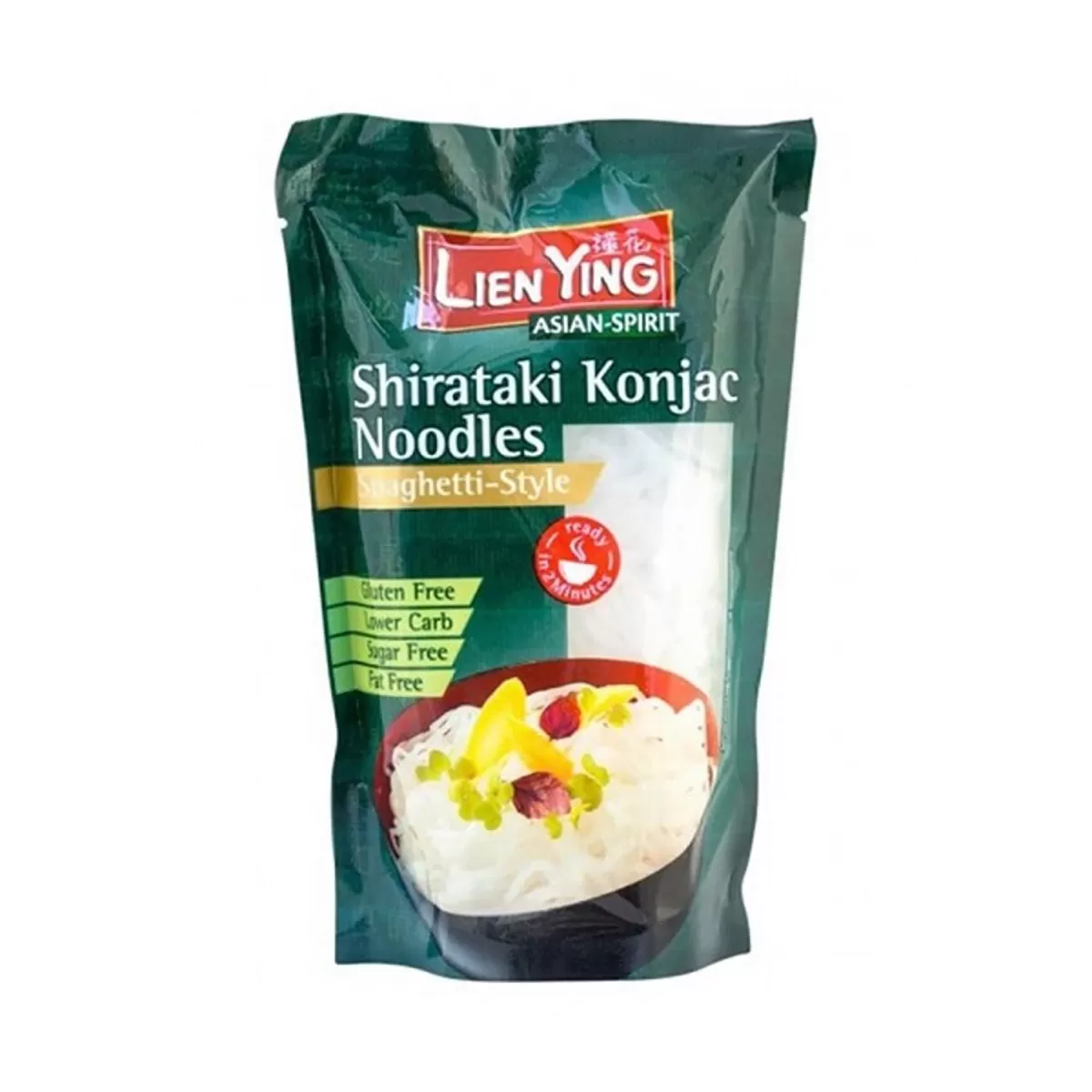 Shirataki konjac nudle bez glutena 