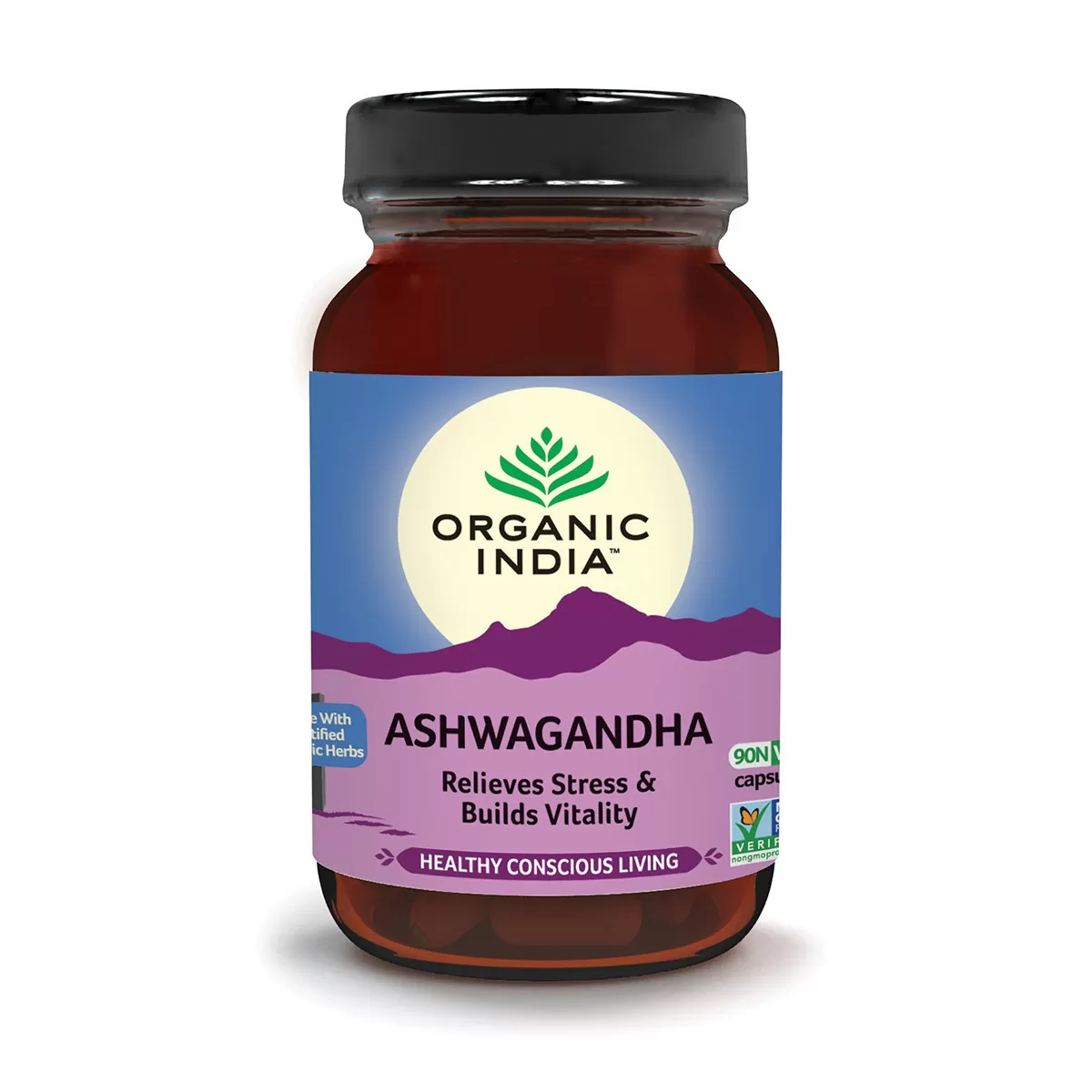 Ašvaganda organic india, 90 cps 