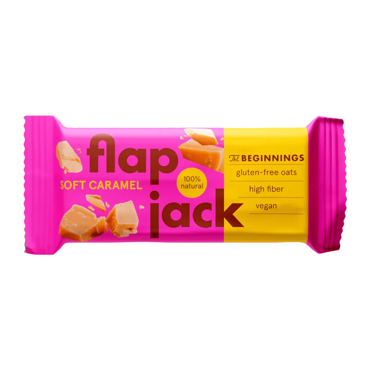 Gluten free Flapjack vege bar karamela 