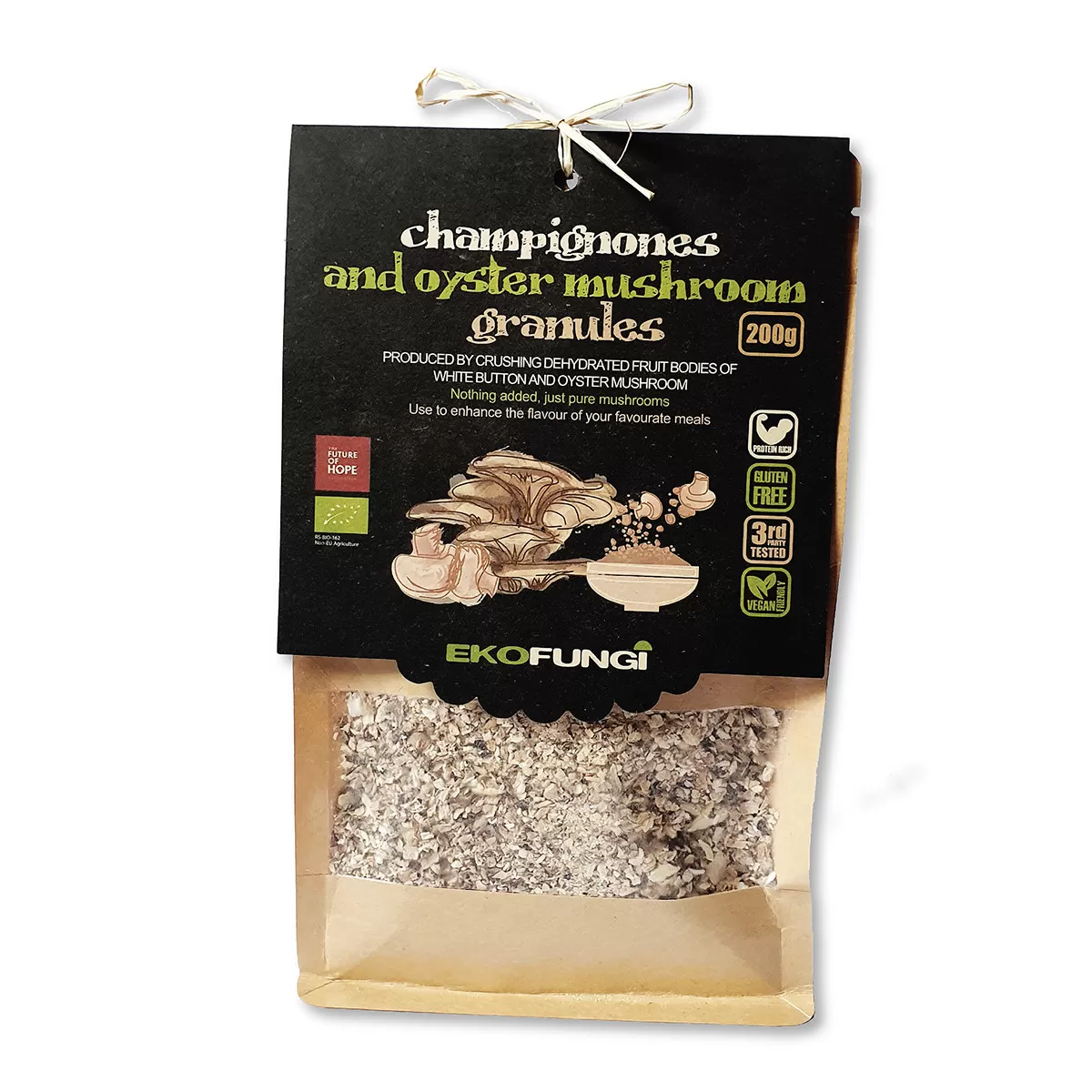 Organski EKOFUNGI Šampinjoni & bukovača granule 200g 