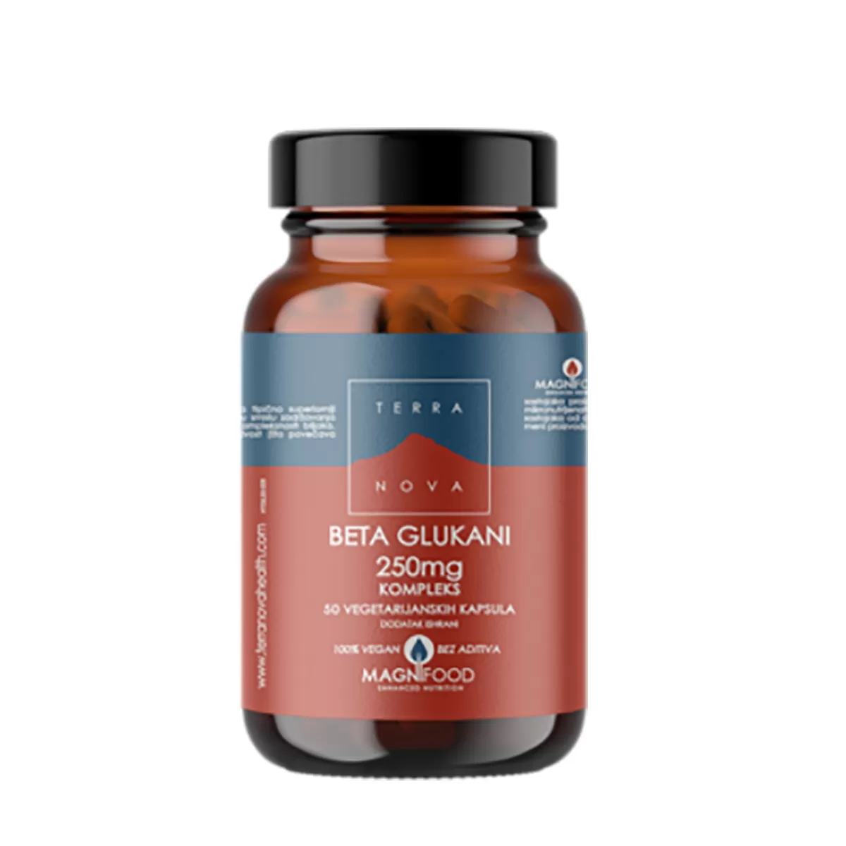 Terranova Beta glukani 250mg kompleks 