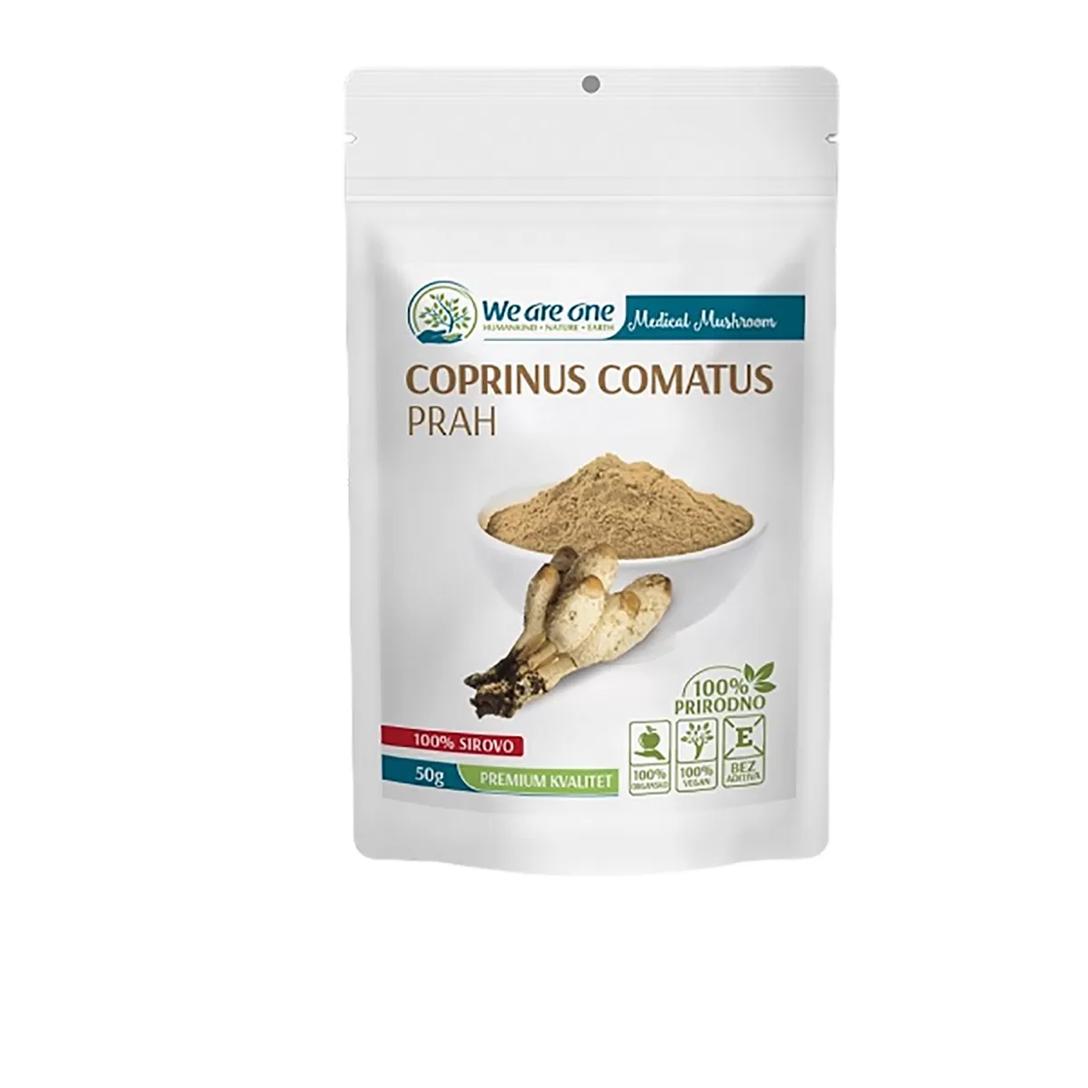 Coprinus comatus organski wao 50g 