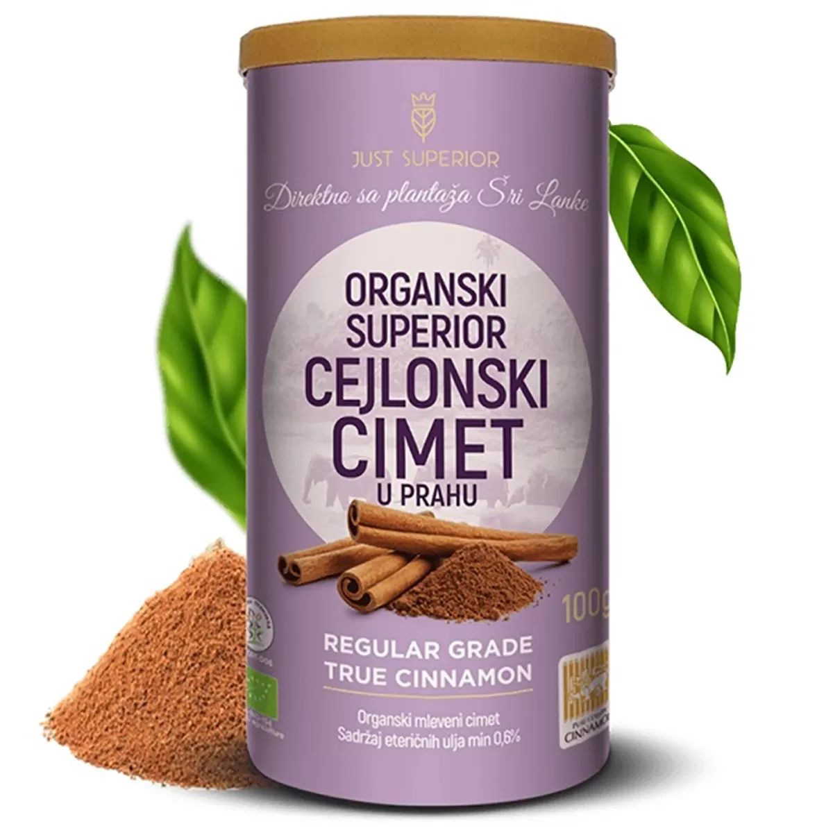Cejlonski cimet organski JS, 100g 