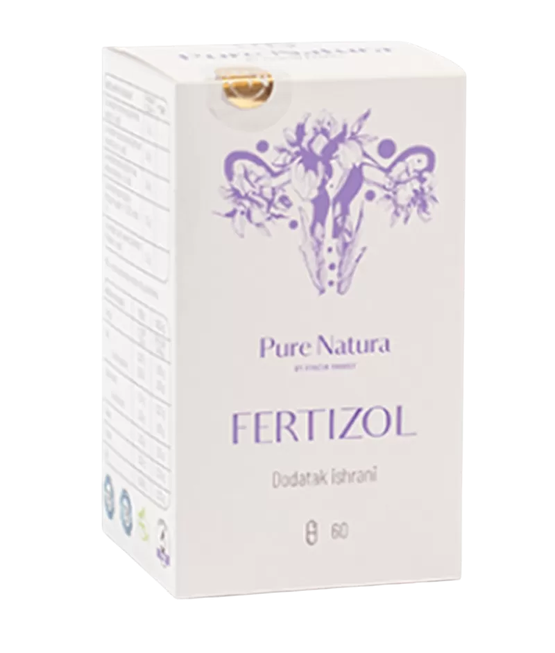 Fertizol kapsule Pure natura, 60 cps 