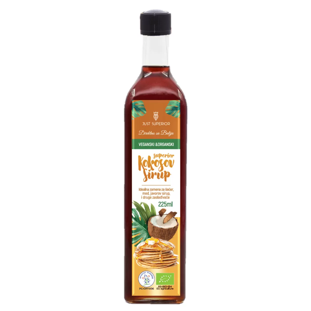 Superior organski kokos sirup 225 ml 