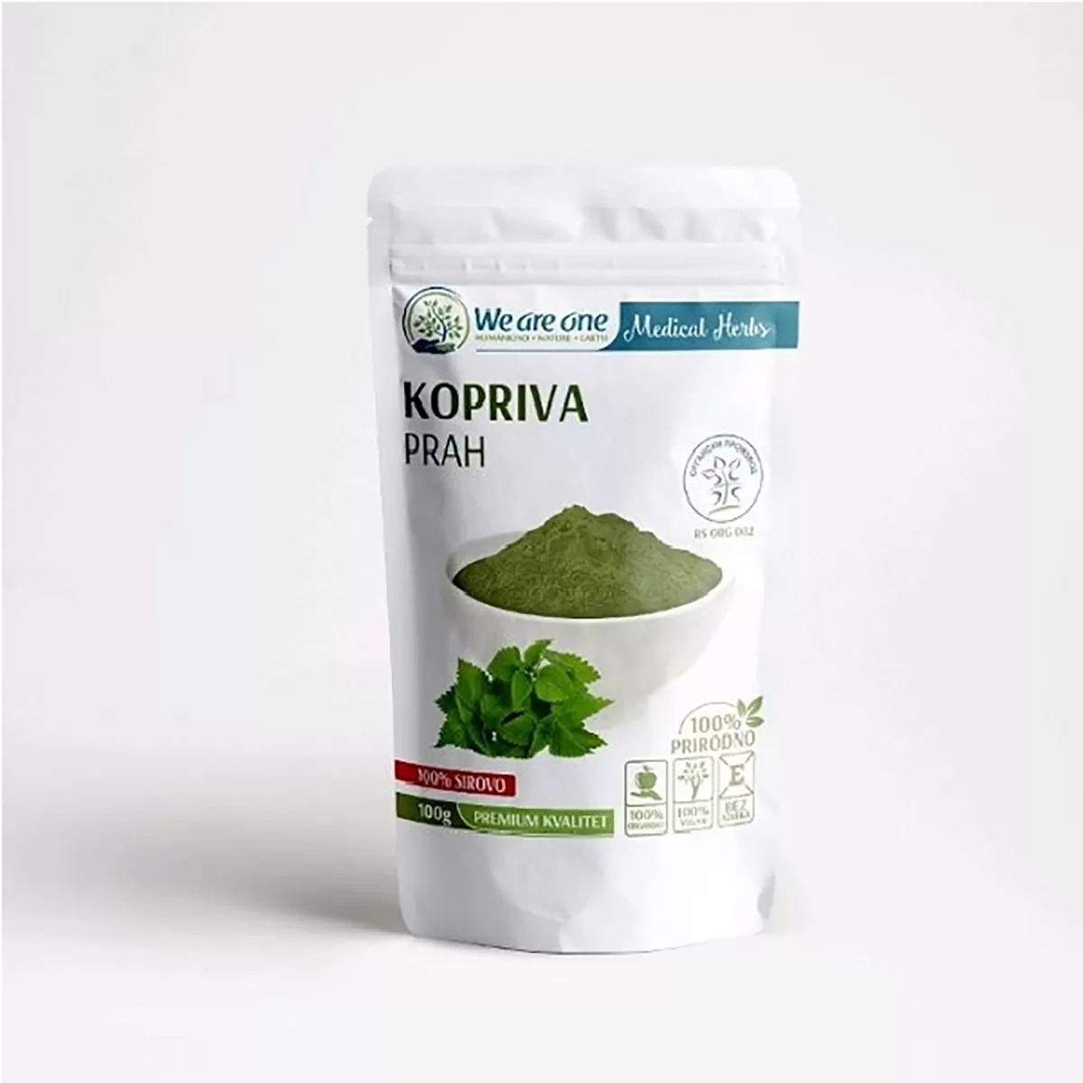Organska kopriva u prahu 100g, wao 