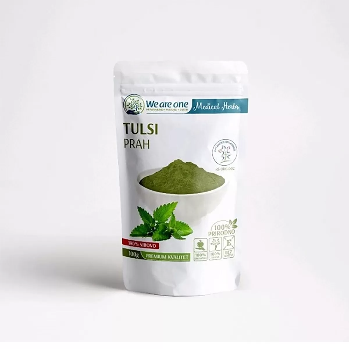 Tulsi organski u prahu 100g, wao 