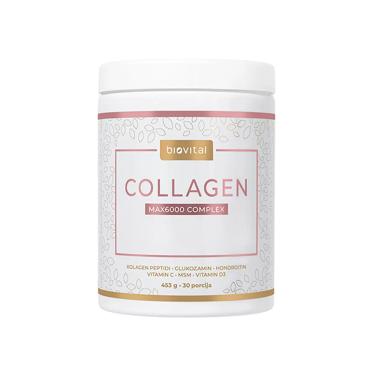 BioActive Collagen Complex, malina, 456g, Biovital 