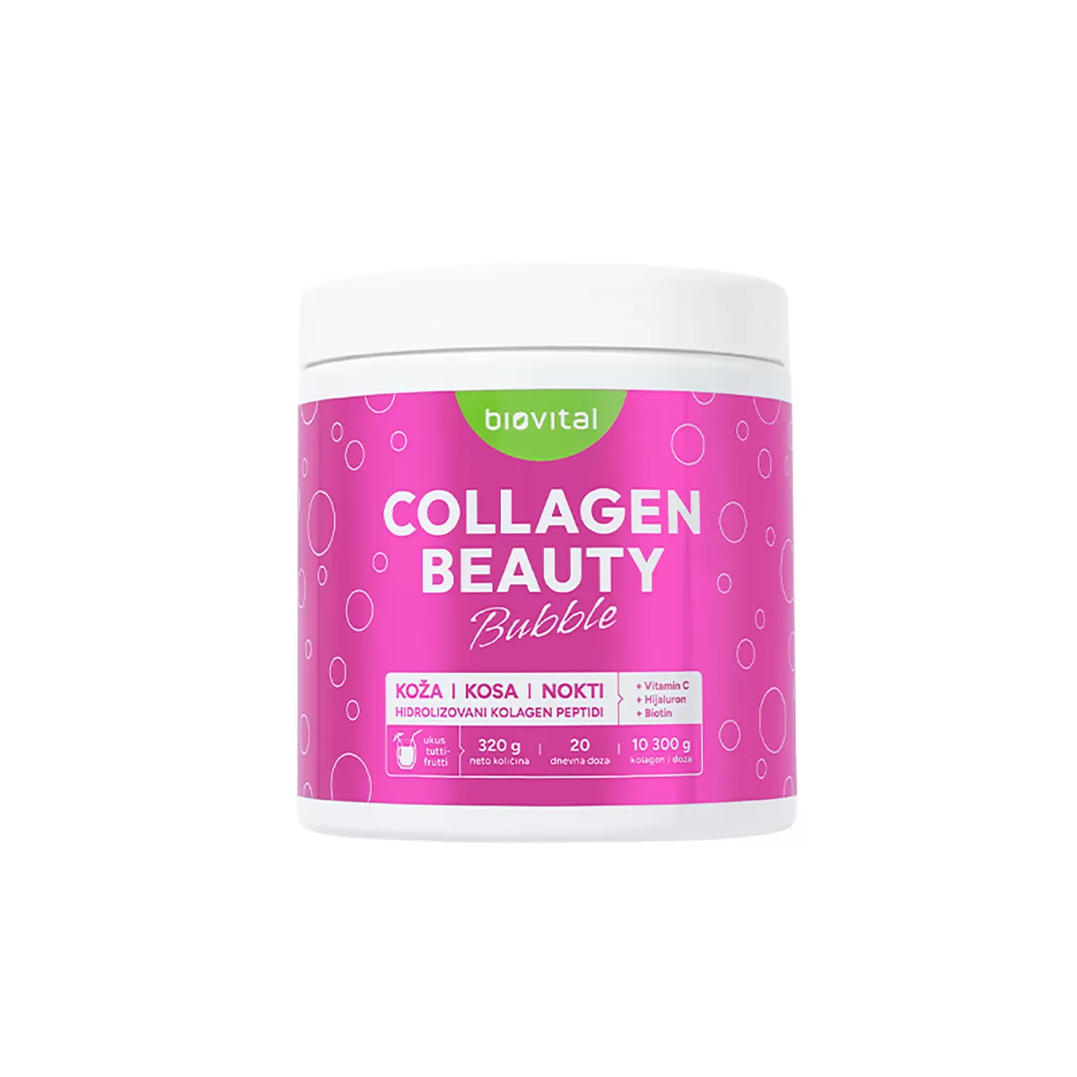 Collagen Beauty Bubble 320g, Biovital 