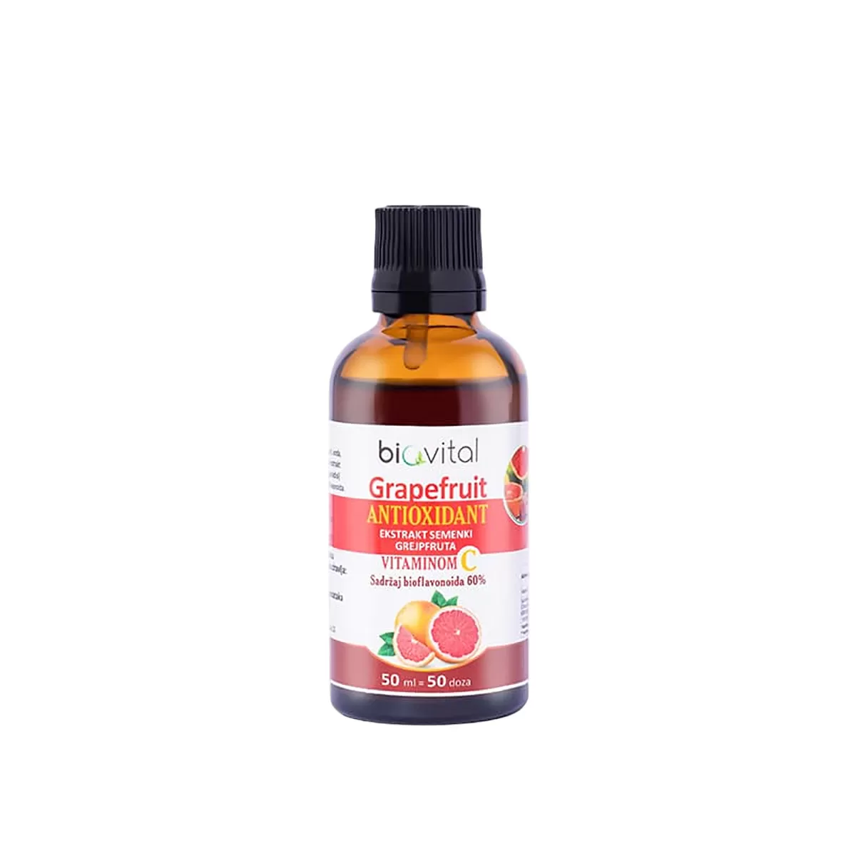 Original Grapefruit Antioxidant kapi, 50 ml, Biovital 