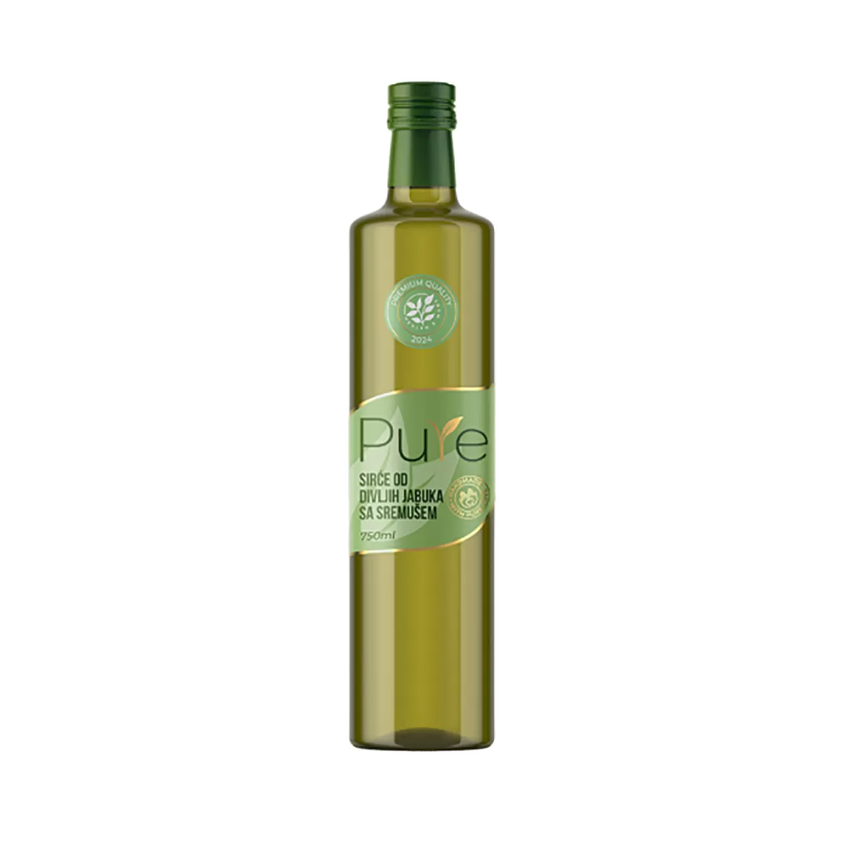 Sirće od divljih jabuka sa sremušom, Pure, 750ml 
