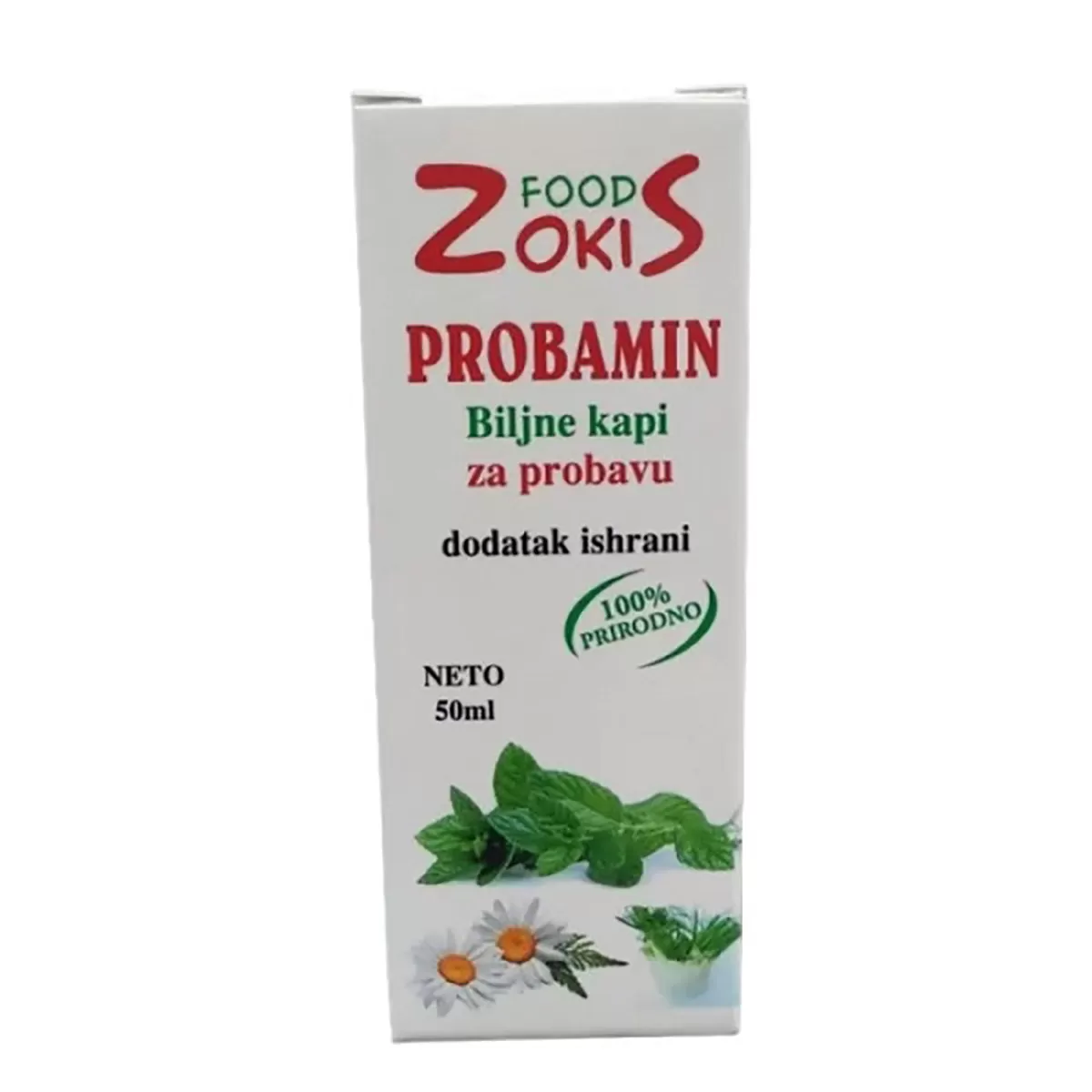 Probamin biljne kapi za probavu zokis food 50ml 