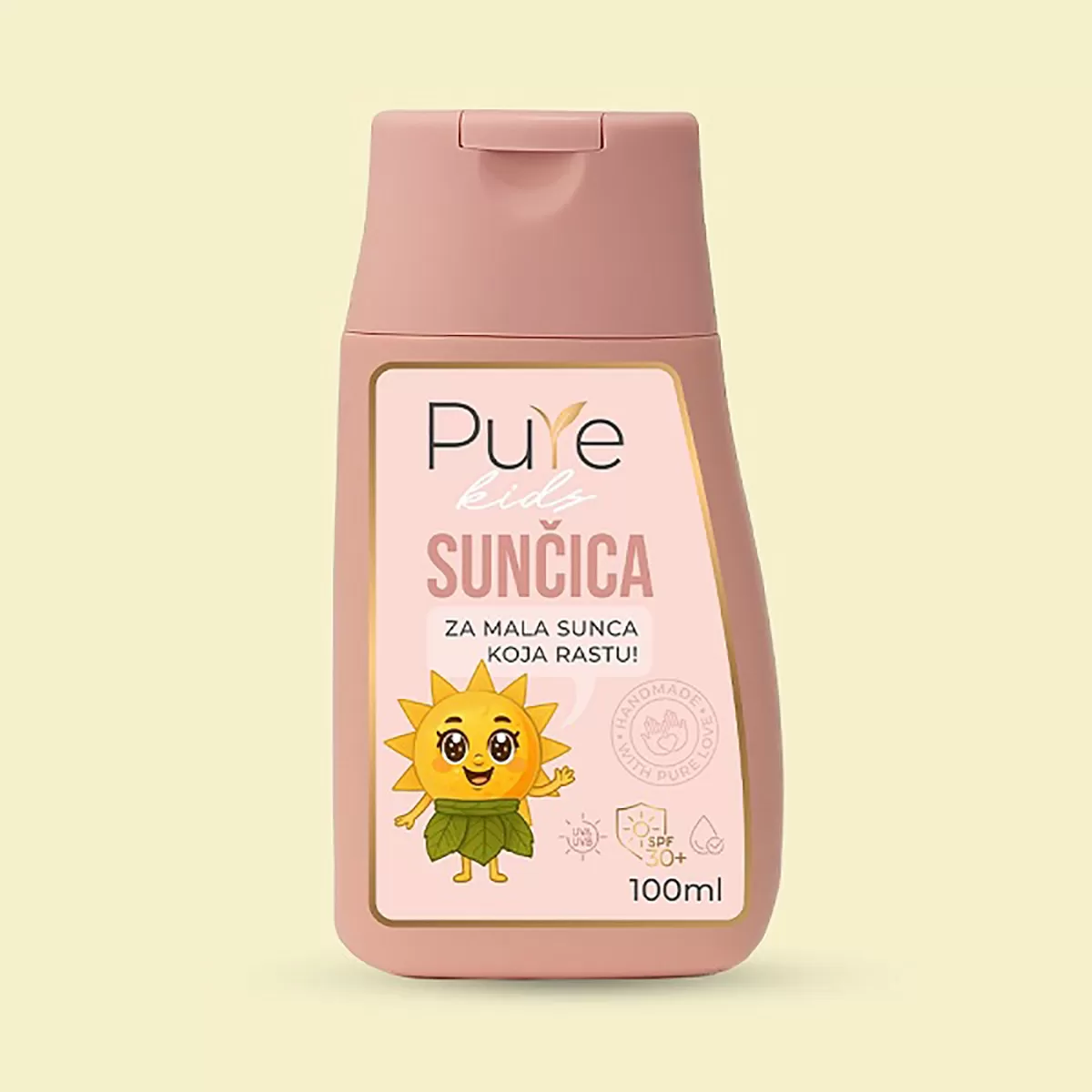 Krema za sunčanje za decu - sunčica, Pure 100ml 