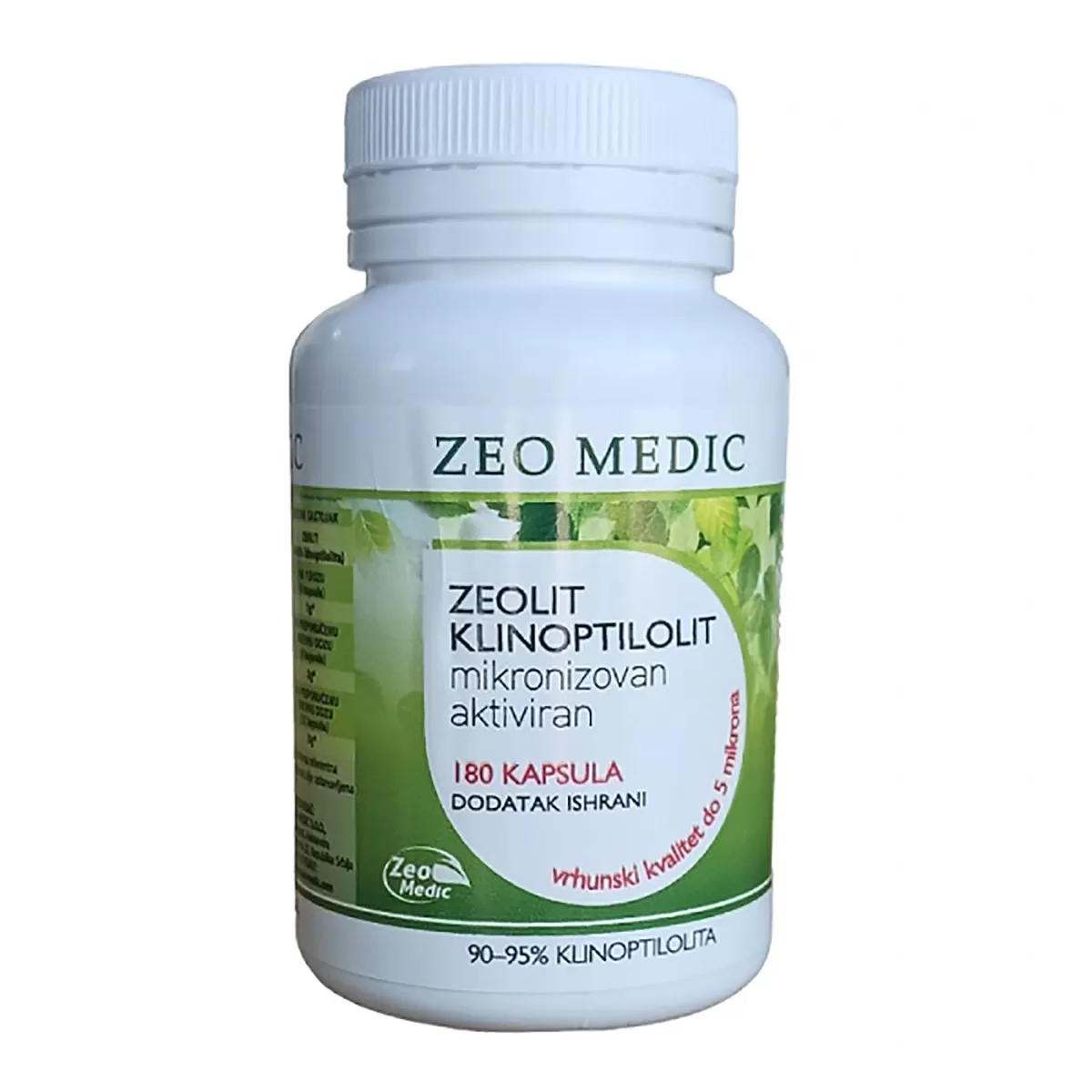 Zeolit klinoptilolit, Zeo medic 180 cps 