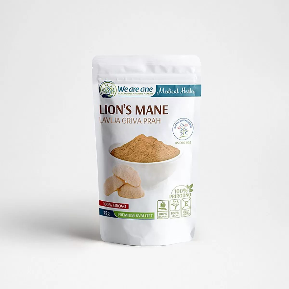 Lavlja griva u prahu, wao, 75g 