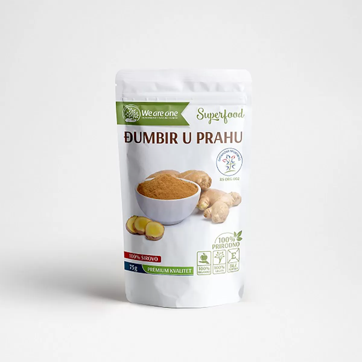 Đumbir u prahu, wao, 75g 