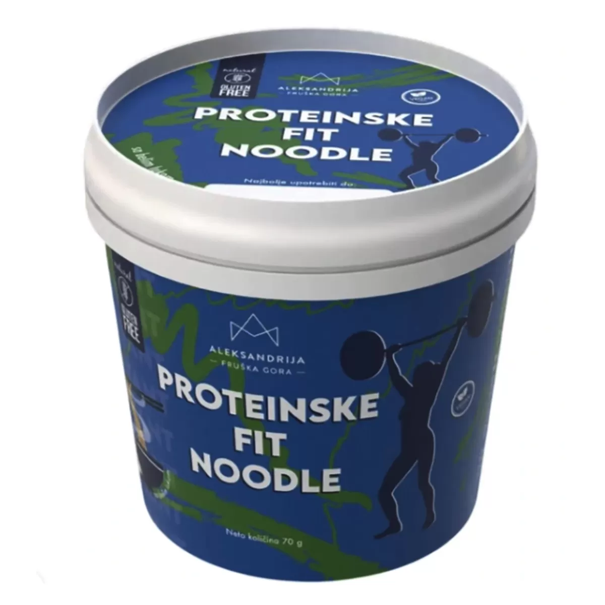 Proteinske fit nudle Aleksandrija 70 g 