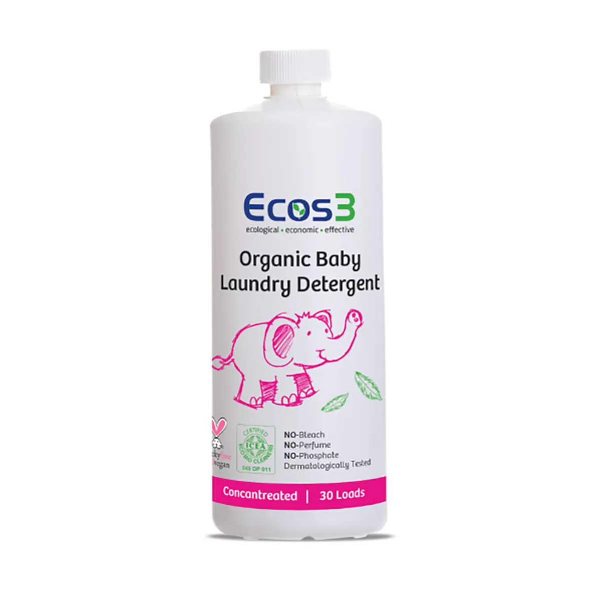Organski deterdžent za veš za bebe ecos3 1050ml, 30 pranja 