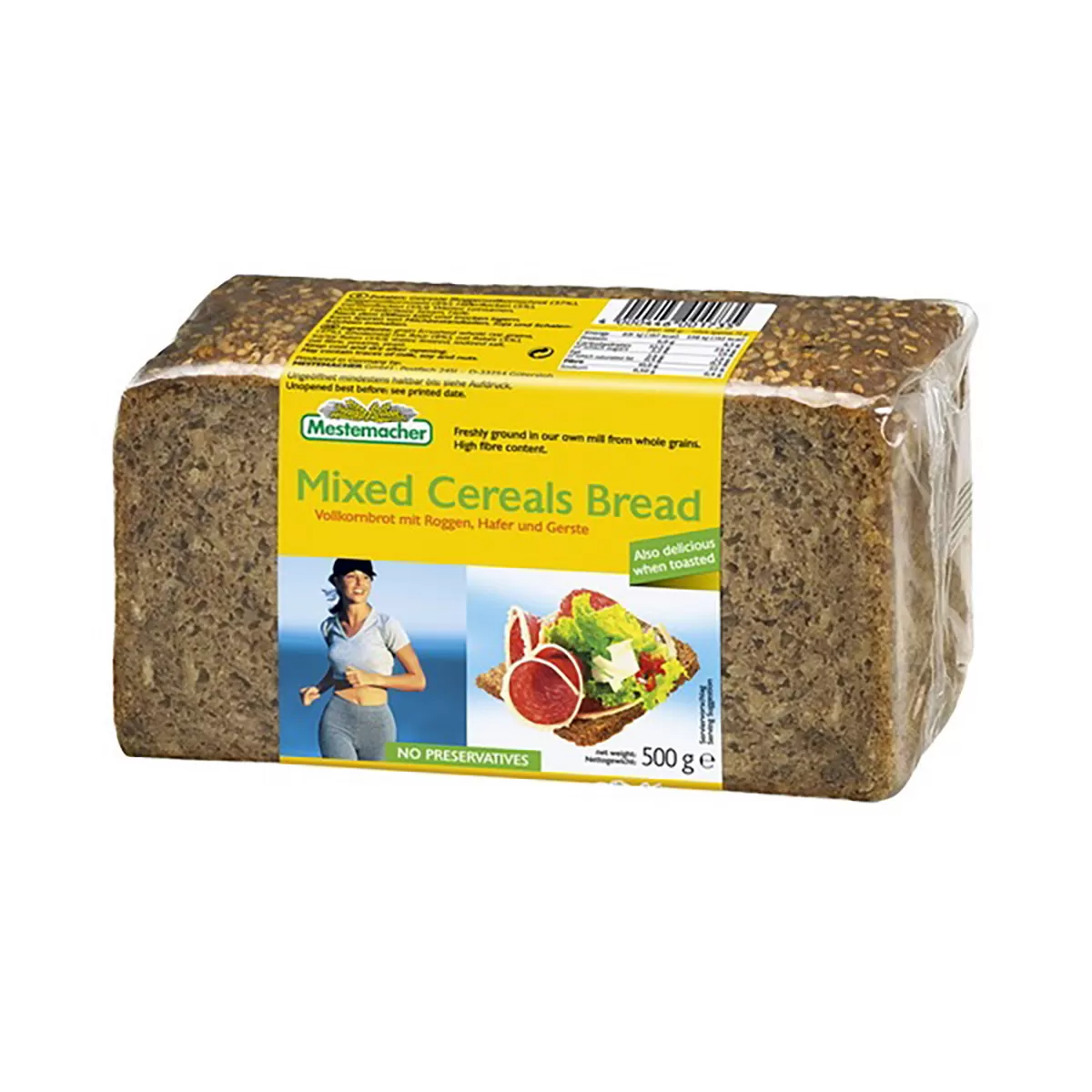 Mixed cereal bread, 500g, Mestemacher 