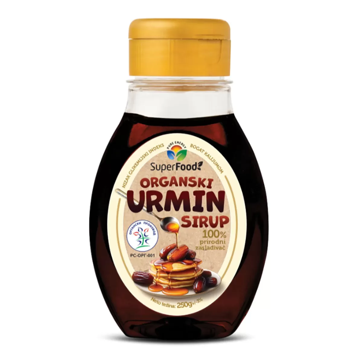 Urmin sirup organski 250g, SF 