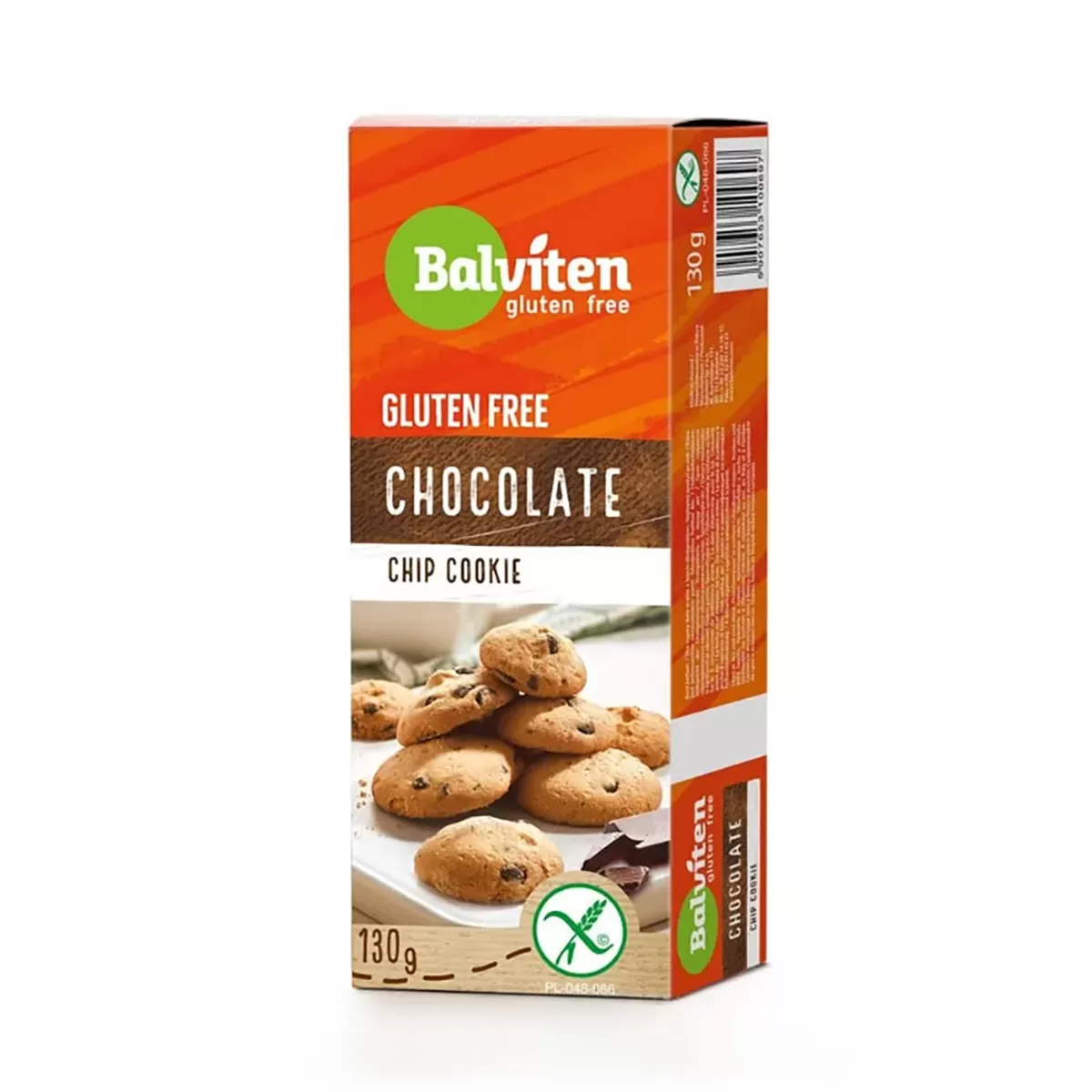 Bezglutenski keksići sa komadićima čokolade Balvitene 130 g 