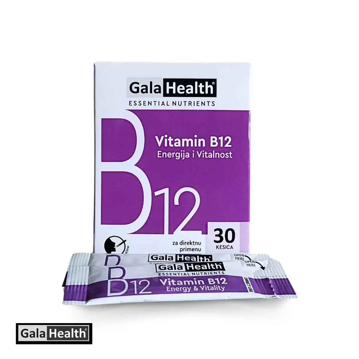 Vitamin B12 direkt 30 kes, Galahealth 