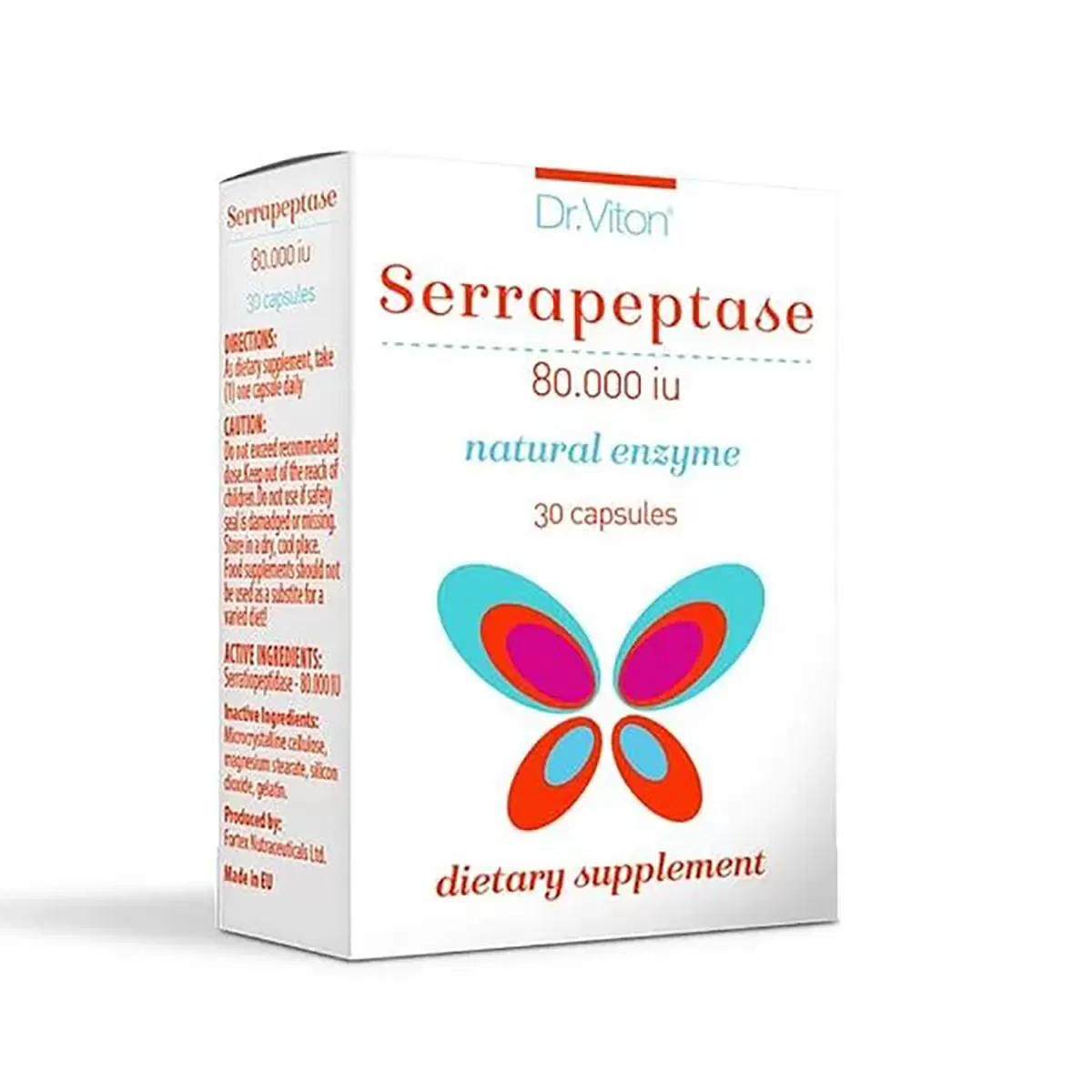 Serrapeptase enzim, Dr. viton 30 cps 