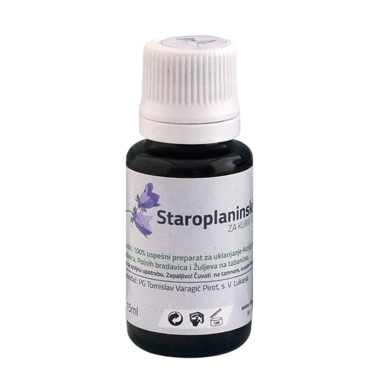 Staroplaninski melem za kurje oko i bradavice, 15ml 