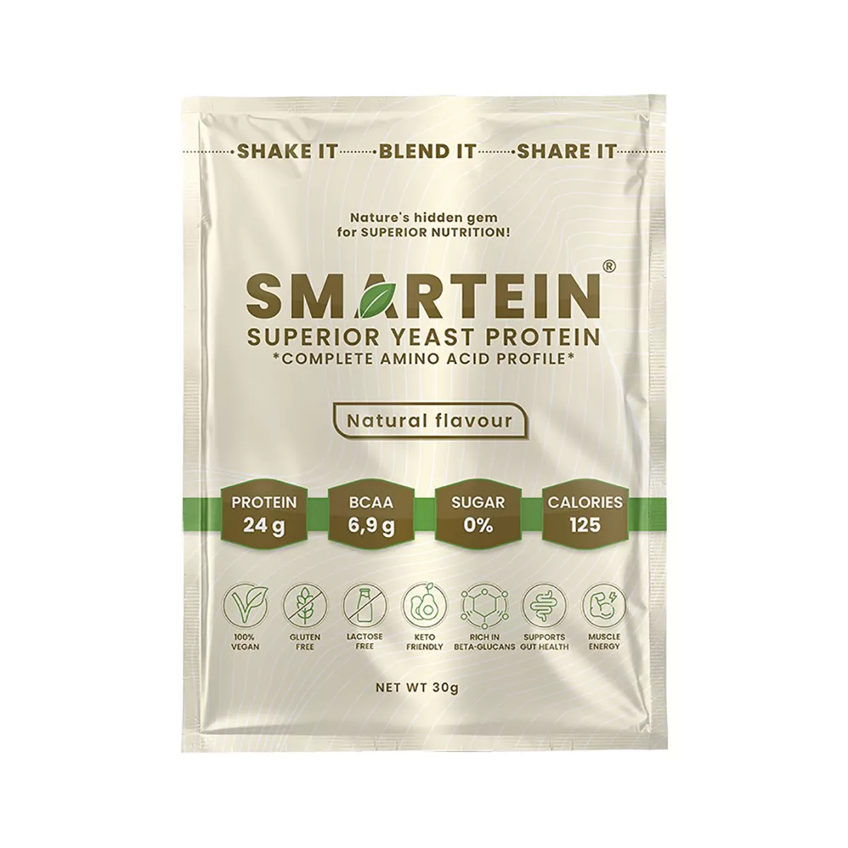 Smartein vegan protein natural, 30g 