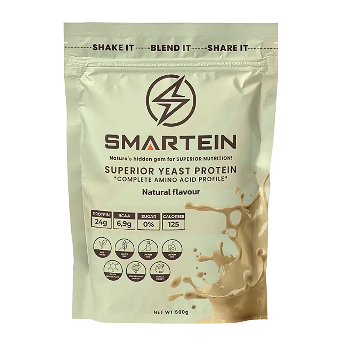 Smartein vegan protein natural, 500g 