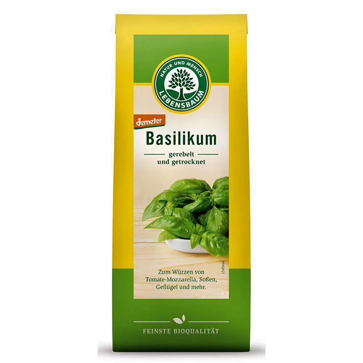 Začin bosiljak organski Lebensbaum, 15g 