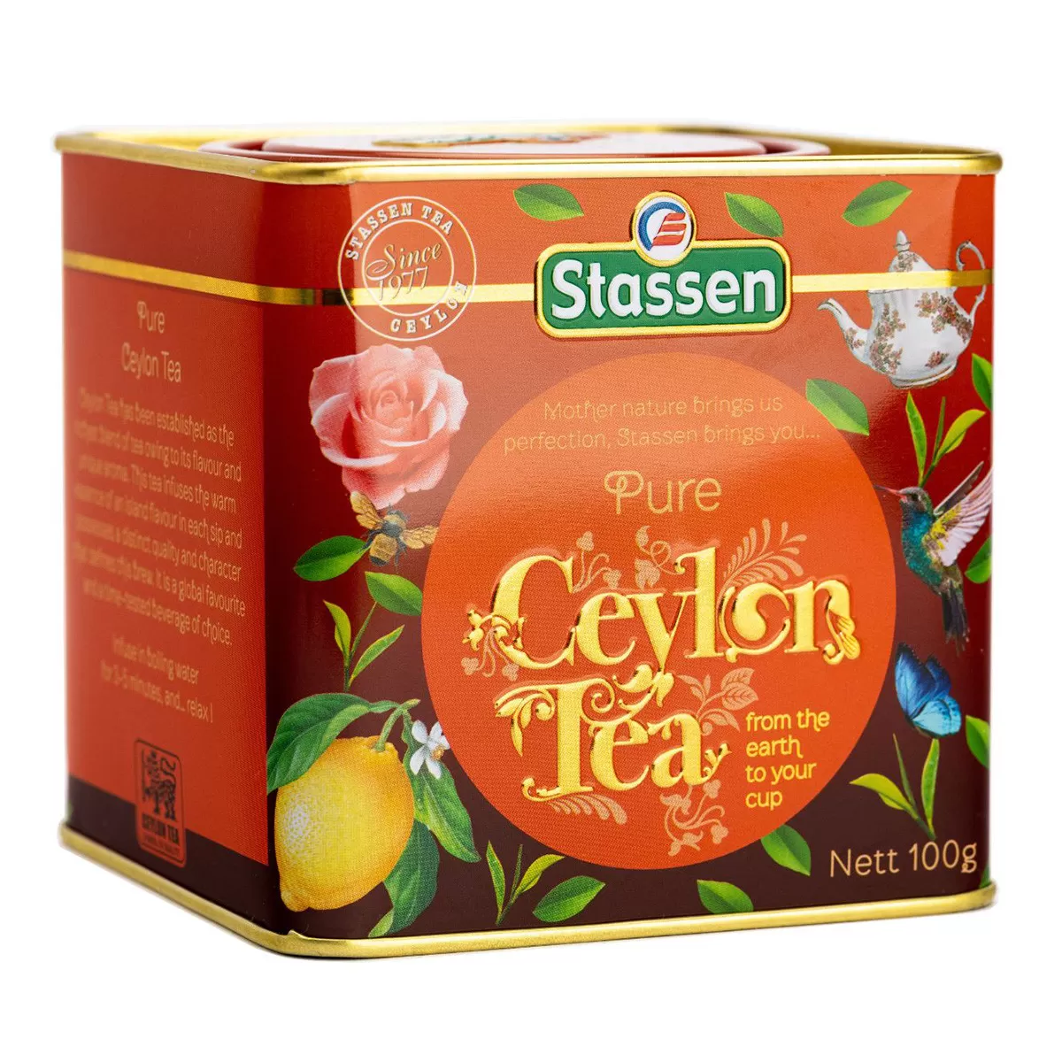 Crni čaj limenka, 100g, Stassen 