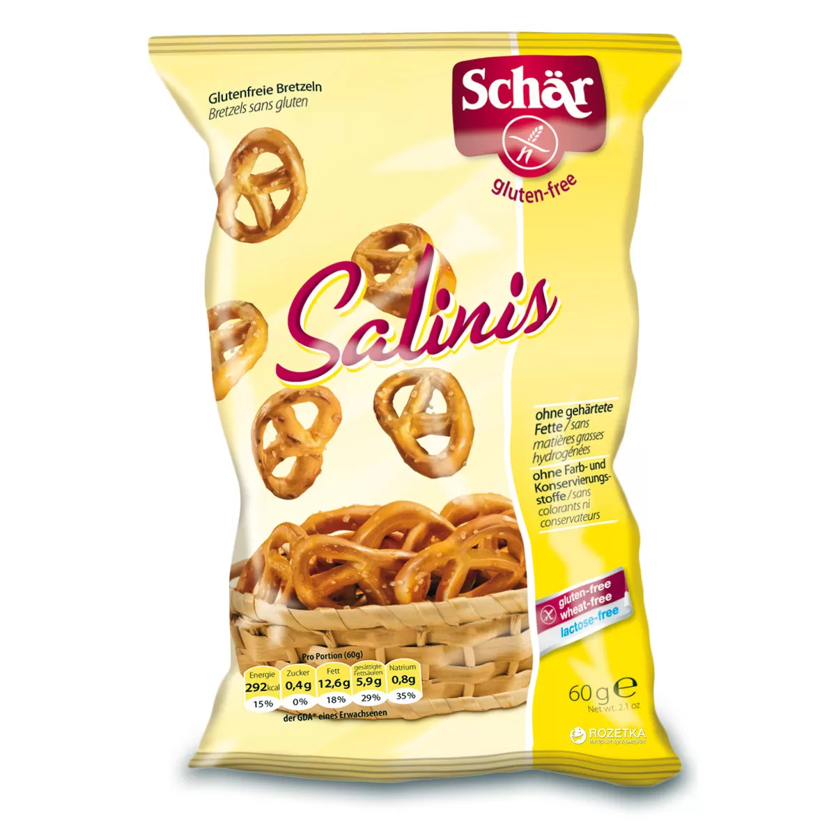 Bezglutenske perece Salinis 60g 