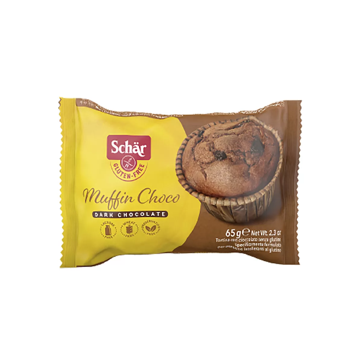 Muffin čoko bez glutena Schar 65g 